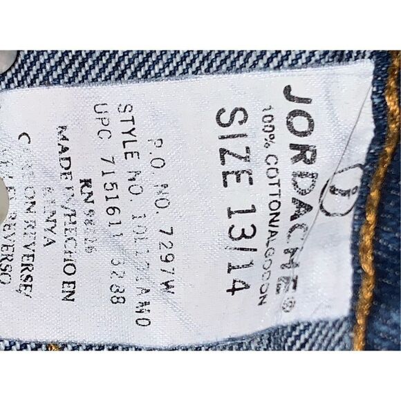Vintage Jordache Dark Wash Tapered Jeans 13/14 - Picture 13 of 13